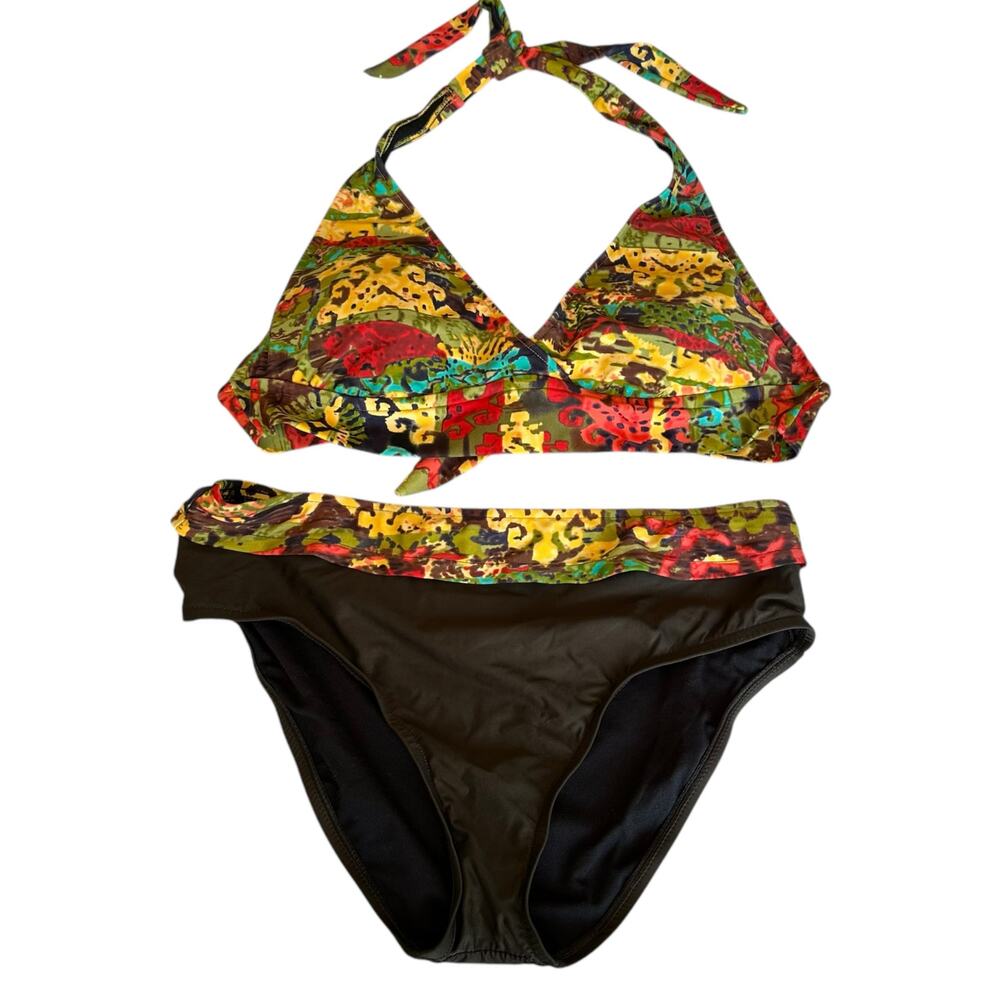 Womens Swimsuit Size Medium Bikini Halter
